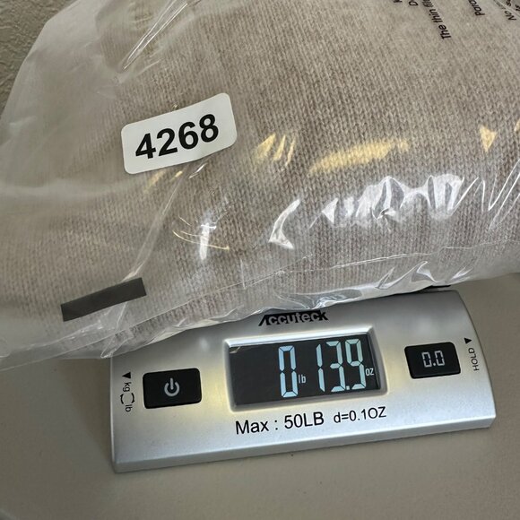 Nordstrom Womens 100% Cashmere Turtleneck Sweater Size S Beige Minimalist - Picture 13 of 13